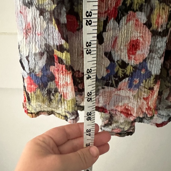 Anthropologie | Floral Tiered Maxi Skirt Peasant, Large - Picture 6 of 9
